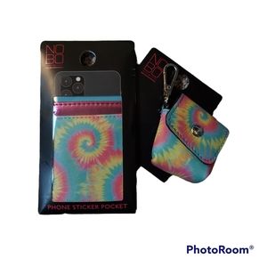 Tie Die Phone Wallet and Airpods Case
